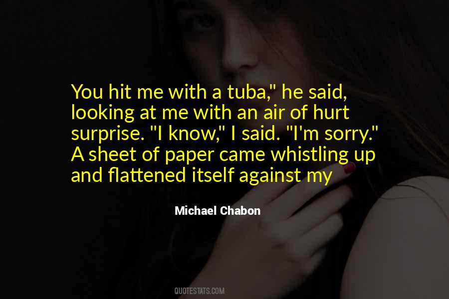 He Hit Me Quotes #352844
