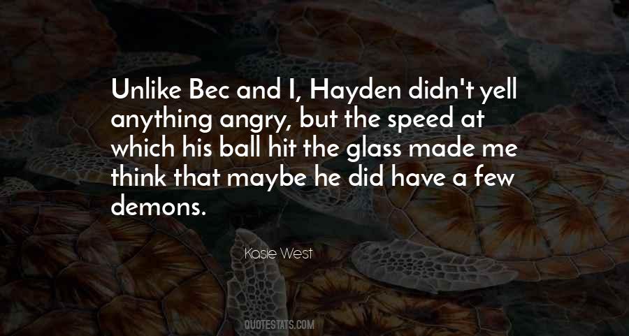 He Hit Me Quotes #60317