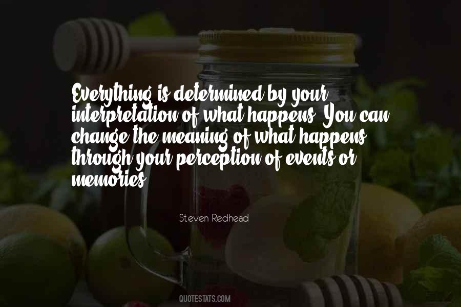 Perception Of Meaning Quotes #779576