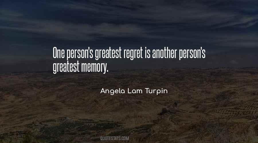 Regret Philosophy Quotes #236808