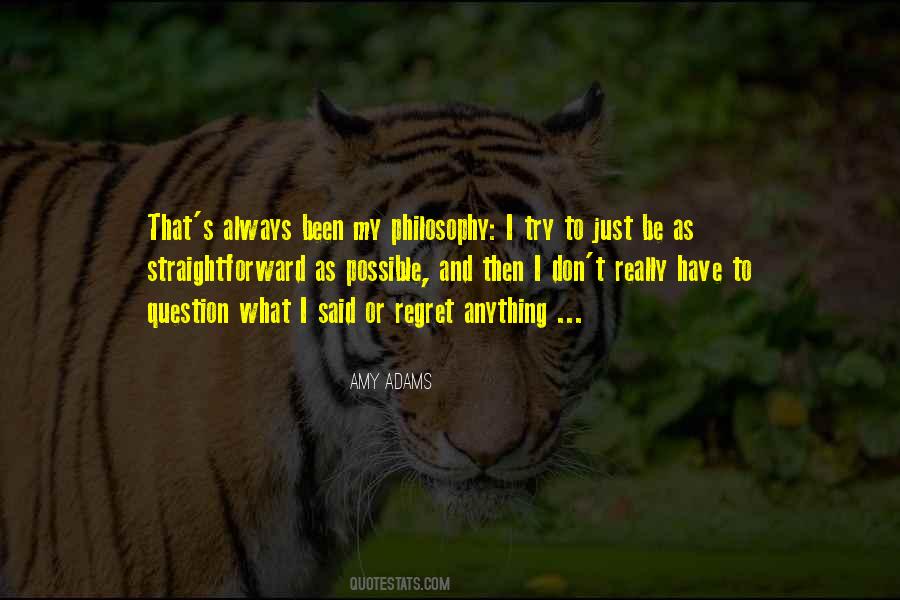 Regret Philosophy Quotes #875611