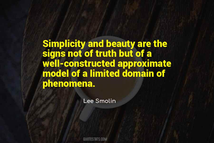 Quotes About The Beauty Of Simplicity #1160362