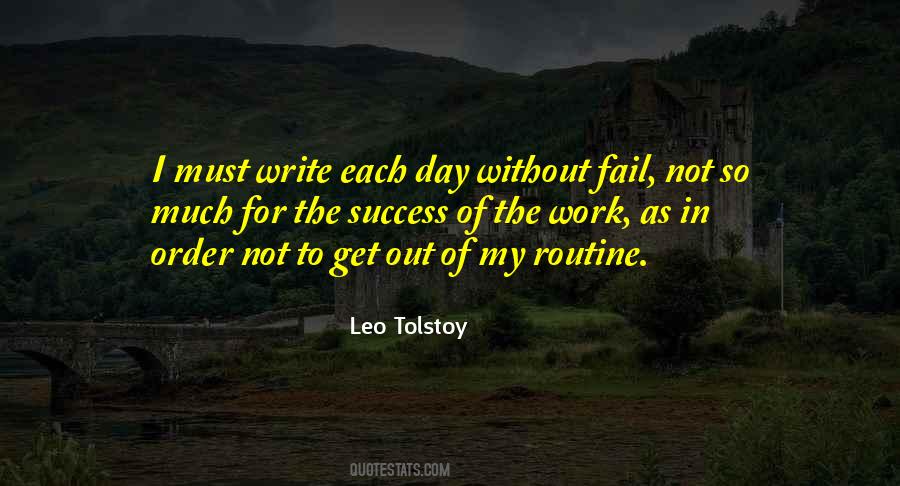 Out Of Routine Quotes #223153