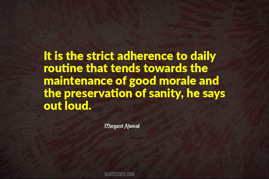 Out Of Routine Quotes #277357