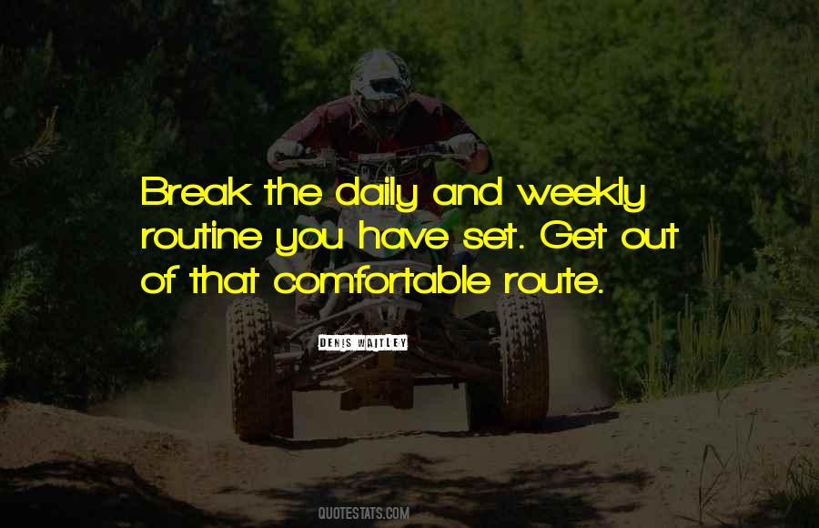 Out Of Routine Quotes #385611
