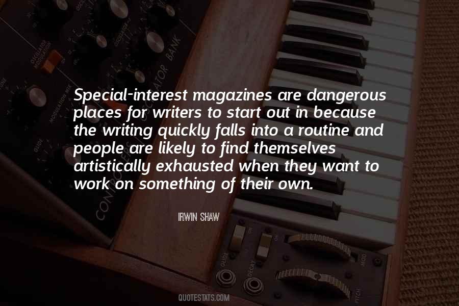 Out Of Routine Quotes #481576