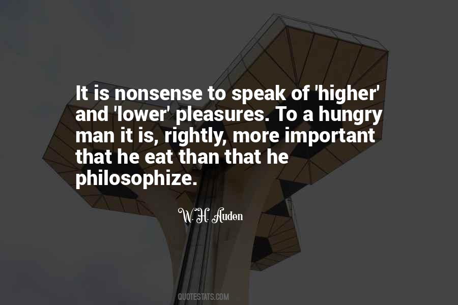 Quotes About A Hungry Man #1133612