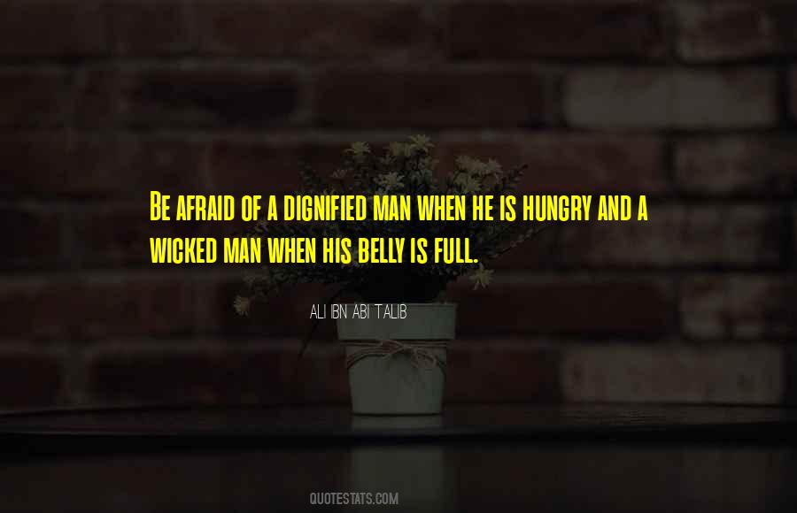 Quotes About A Hungry Man #1480089