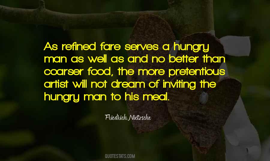 Quotes About A Hungry Man #1629237