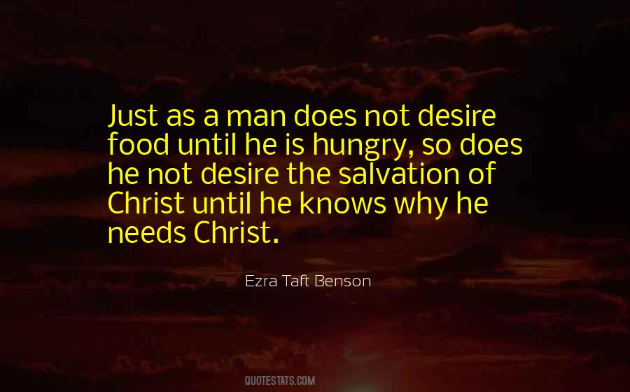 Quotes About A Hungry Man #761529