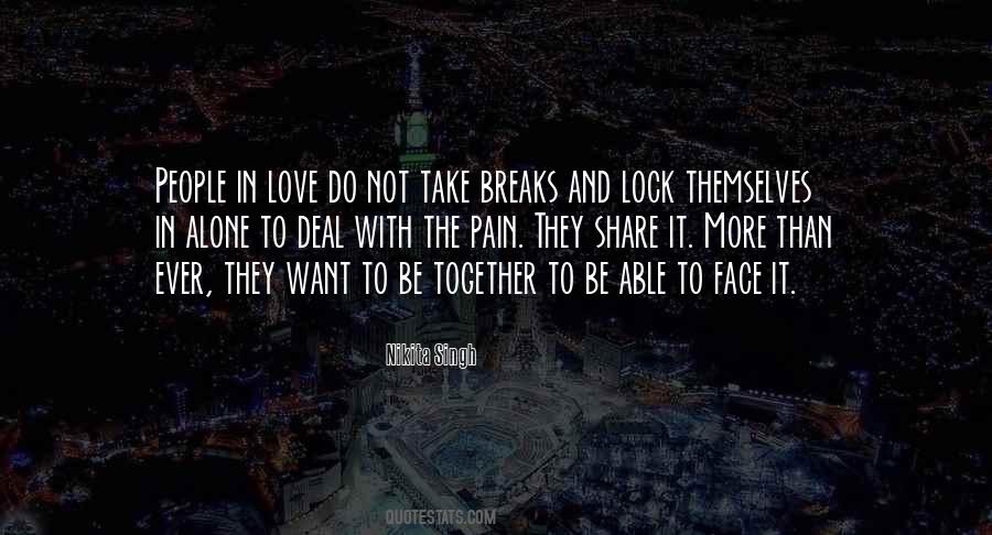 Not In It Alone Quotes #1584316