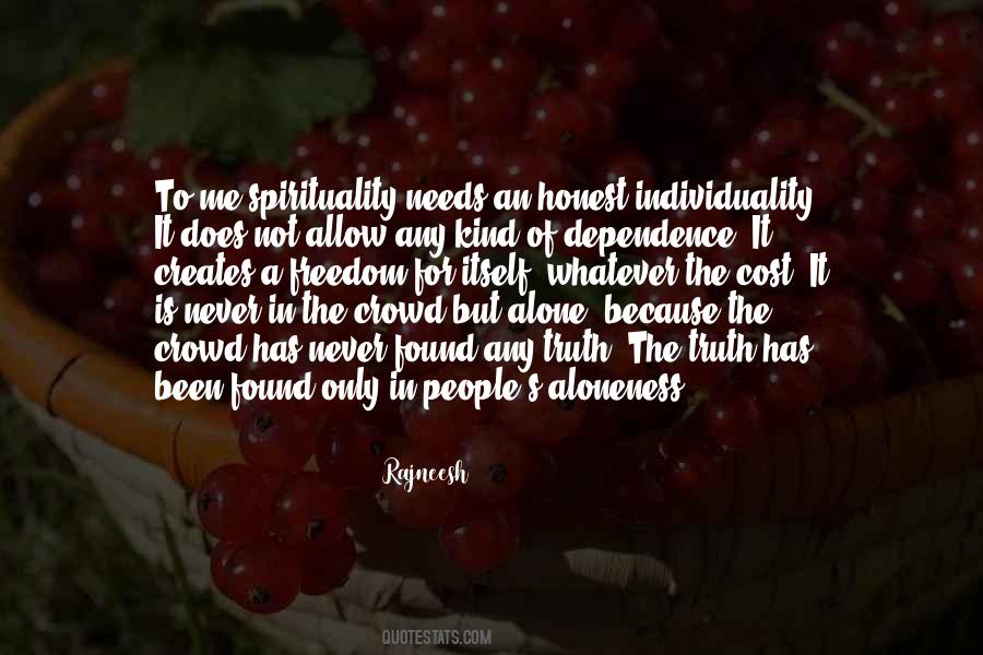 Not In It Alone Quotes #1871030