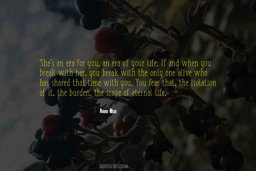 Fear Life Quotes #3227