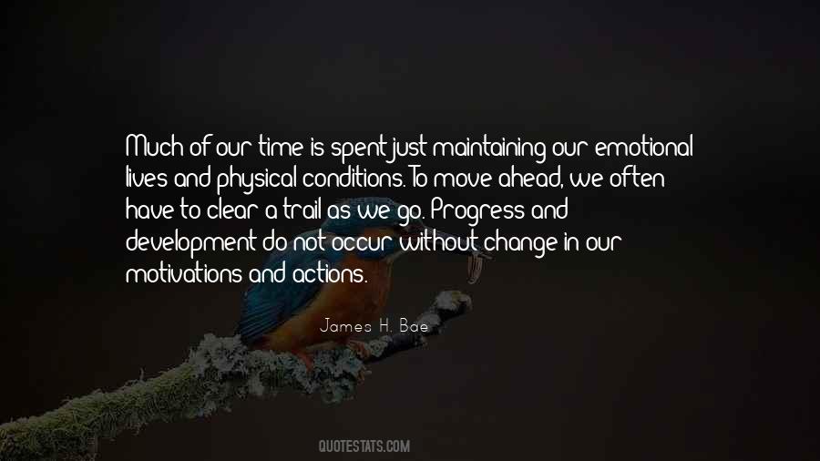 Time To Move Ahead Quotes #923153