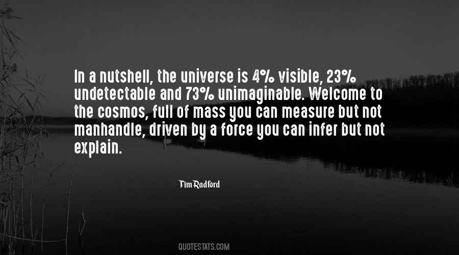 The Universe In A Nutshell Quotes #1436296