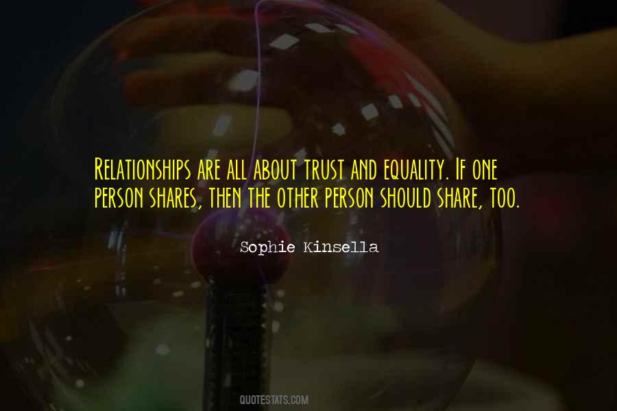 All About Trust Quotes #1730867