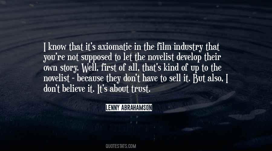 All About Trust Quotes #1855402
