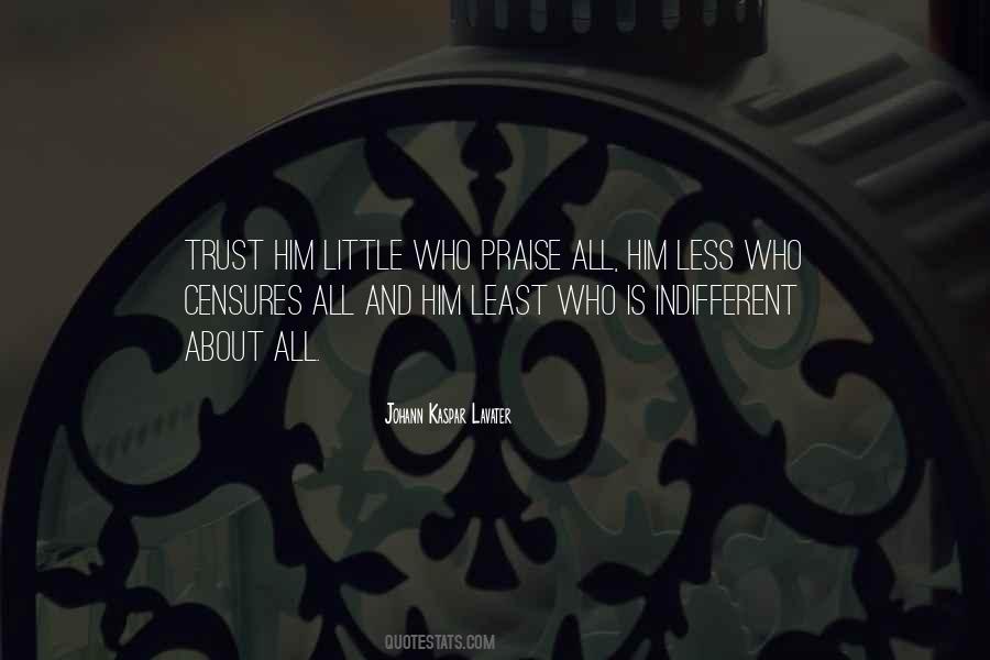 All About Trust Quotes #99700