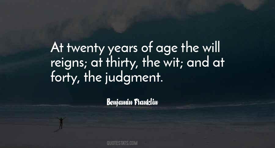 Age Of Twenty Quotes #1031747