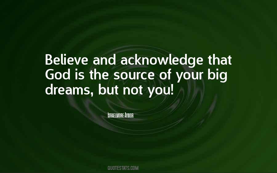 Dreams God Quotes #128059