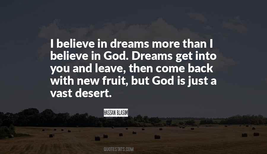 Dreams God Quotes #173109