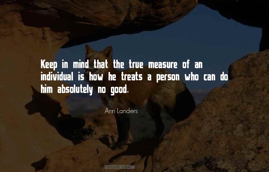 Quotes About The Individual Person #255708