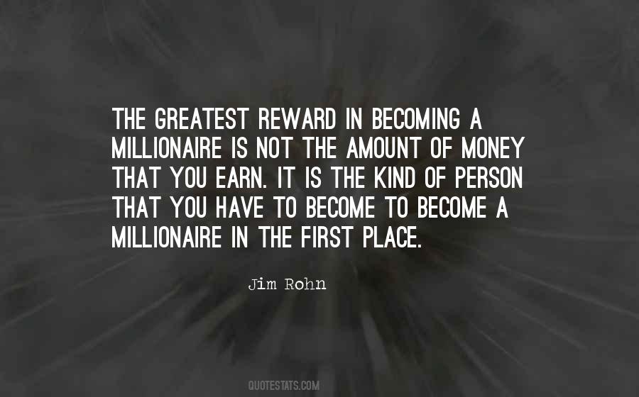 How To Become A Millionaire Quotes #1158659