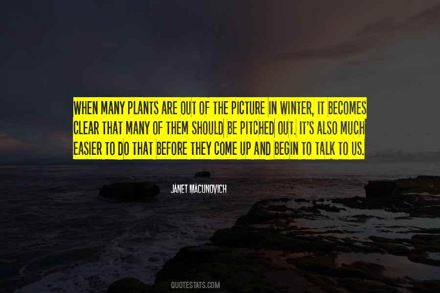 Winter Plants Quotes #851310