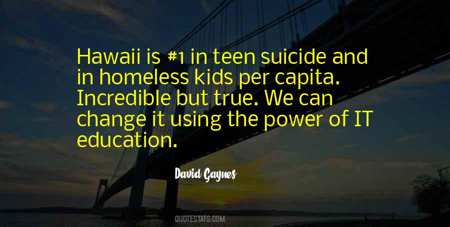 Homeless Kids Quotes #1748666