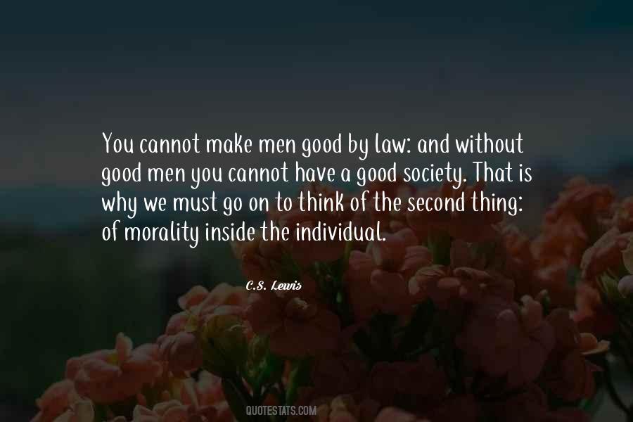 Quotes About The Individual And Society #34383