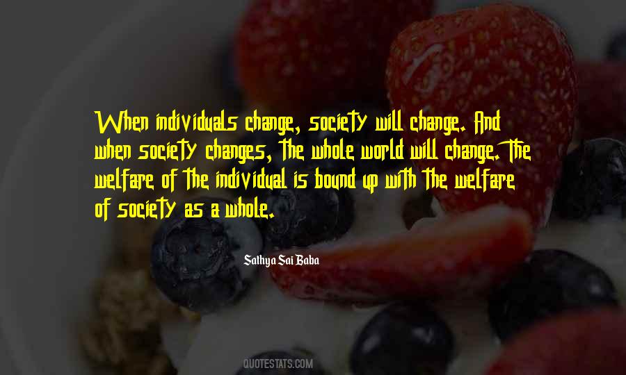 Quotes About The Individual And Society #695836