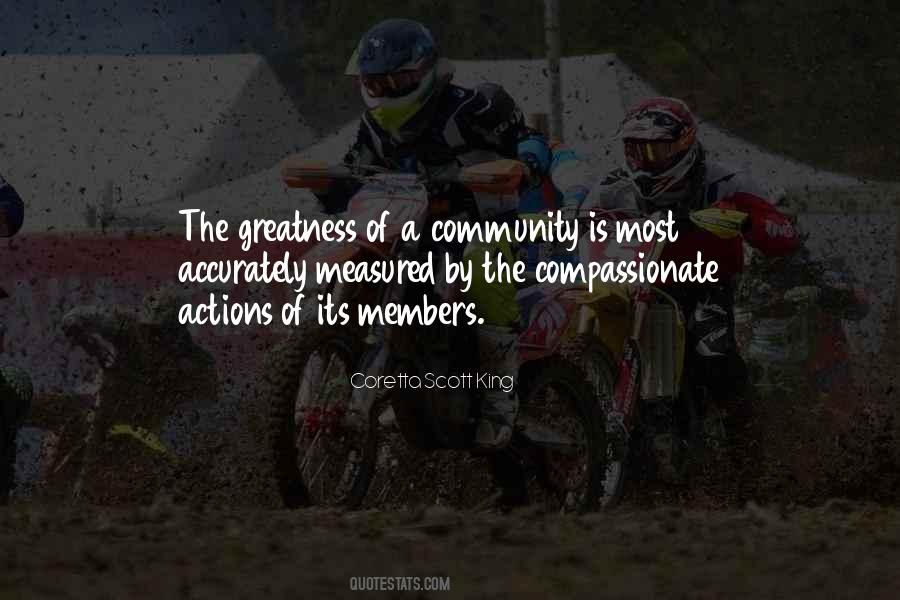 The Greatness Of A Community Quotes #1832540