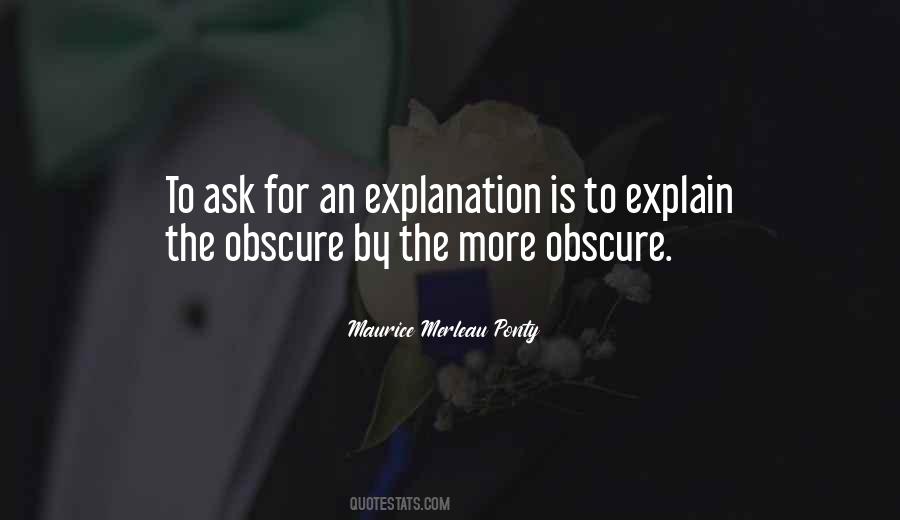 The Explanation For Quotes #1673444