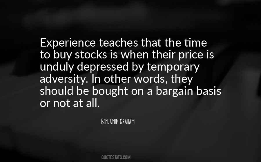 Buy The Bargain Quotes #1388781
