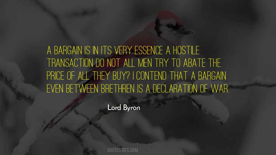 Buy The Bargain Quotes #1605240