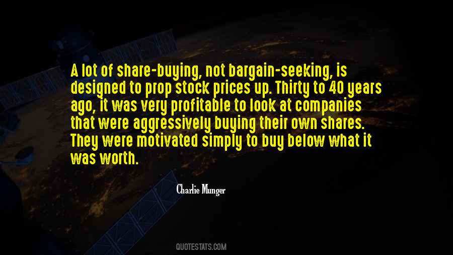 Buy The Bargain Quotes #1709528