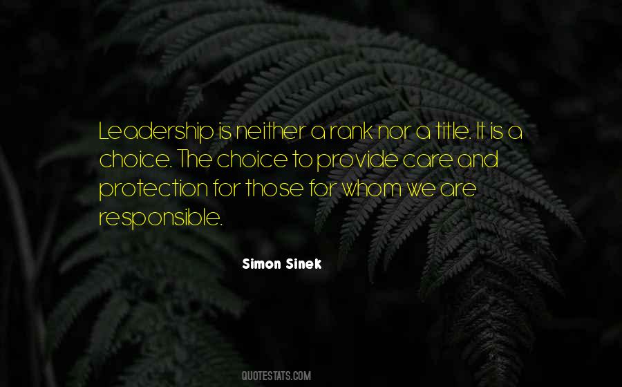 Leadership Is Not A Title Quotes #502743