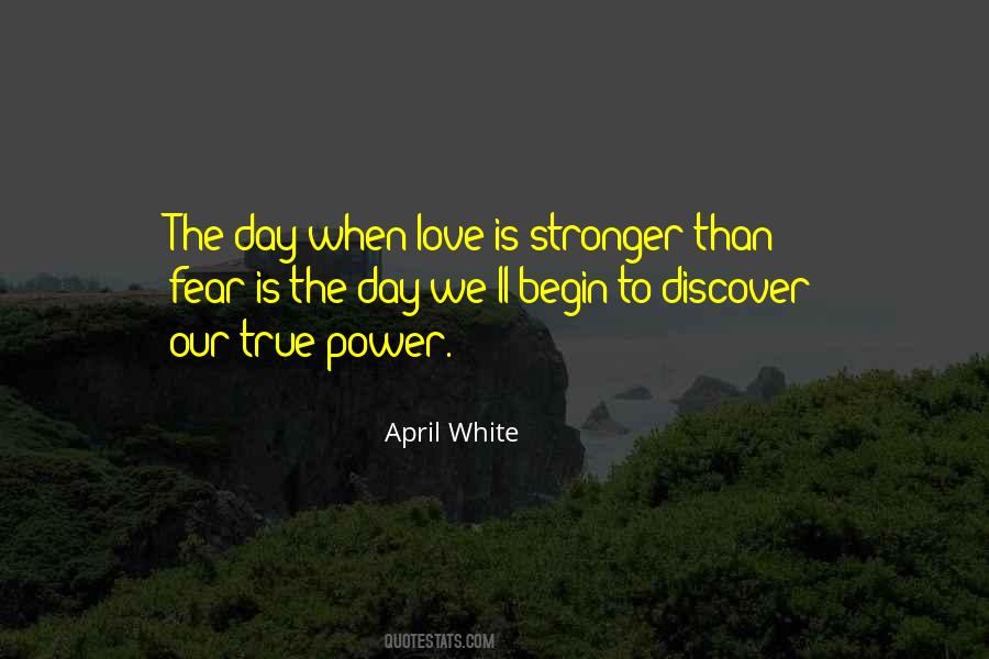 Our Love Is Stronger Than Quotes #1190763