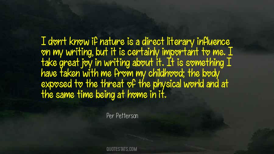 Nature Literary Quotes #1430927