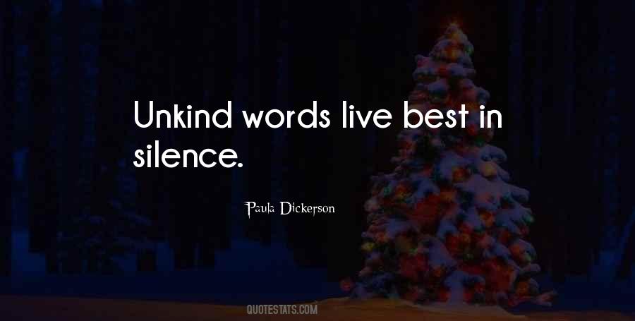 Live In Silence Quotes #1096817