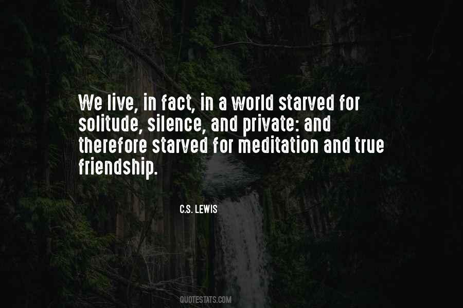 Live In Silence Quotes #15981