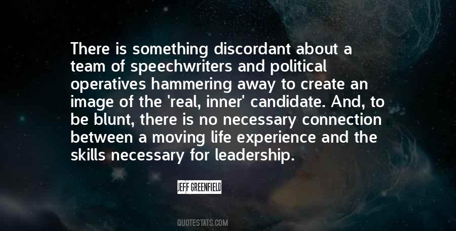 Quotes About Leadership And Experience #1502030