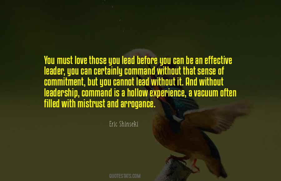 Quotes About Leadership And Experience #1600097