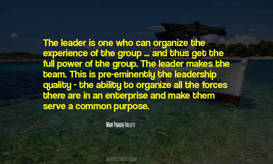 Quotes About Leadership And Experience #1735697