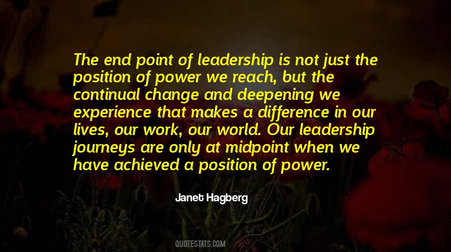 Quotes About Leadership And Experience #1840581