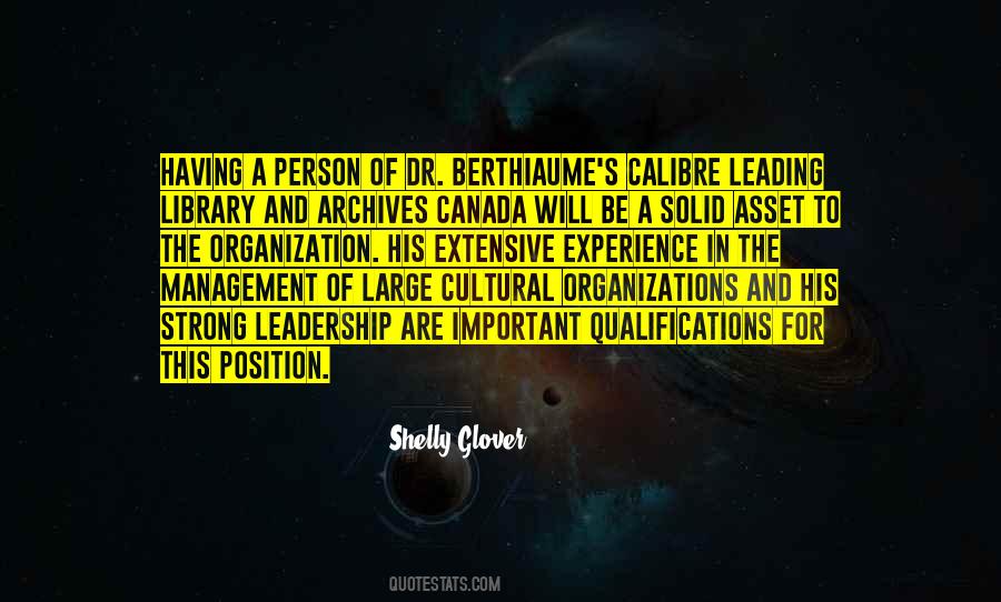 Quotes About Leadership And Experience #551925