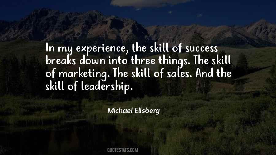 Quotes About Leadership And Experience #613928