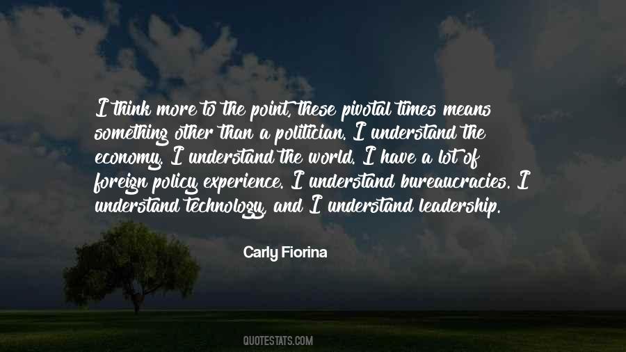 Quotes About Leadership And Experience #730910