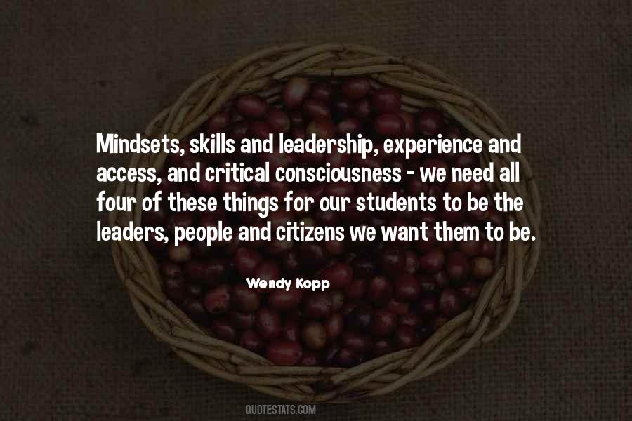 Quotes About Leadership And Experience #852410