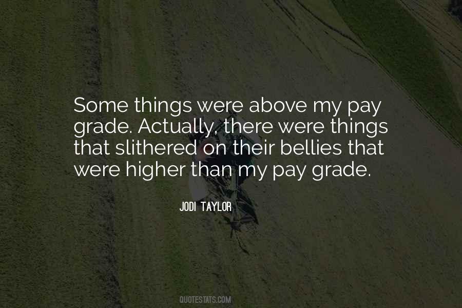 Above My Pay Grade Quotes #459938